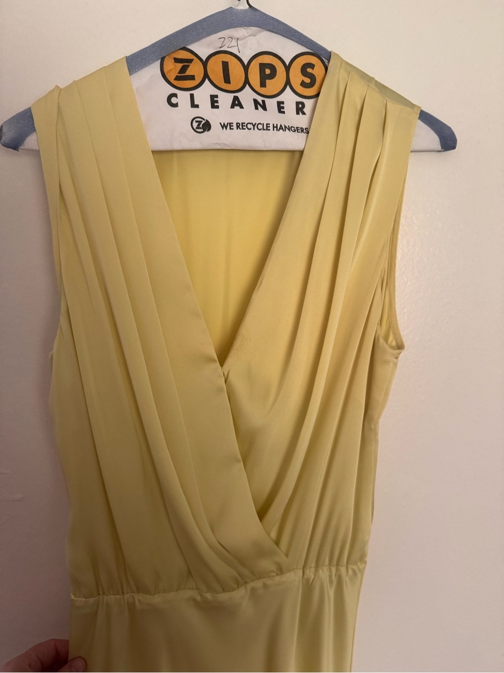 Favorite Daughter Sleeveless Yellow Silk Maxi Dress - Picture 2 of 5